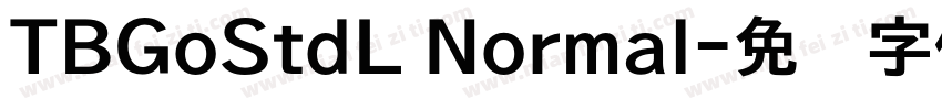 TBGoStdL Normal字体转换